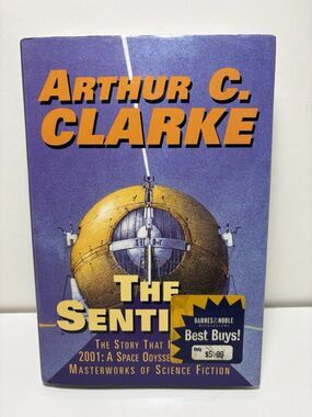 The Sentinel By Arthur C. Clarke HC/DJ. 1983 1st Ed 5th Printing